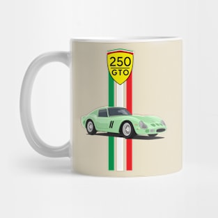 The supercar 250 gto racing green light Mug